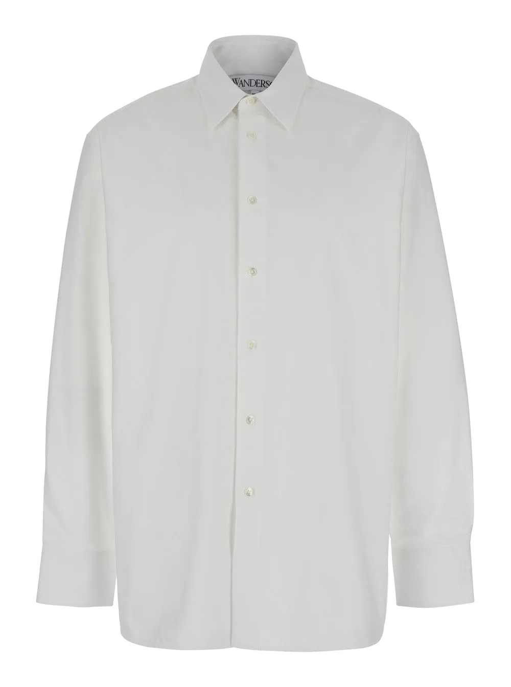White Cotton Shirt with Classic Collar sold by Lord & Taylor