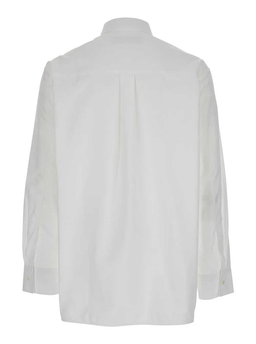White Cotton Shirt with Classic Collar sold by Lord & Taylor product image thumbnail 2