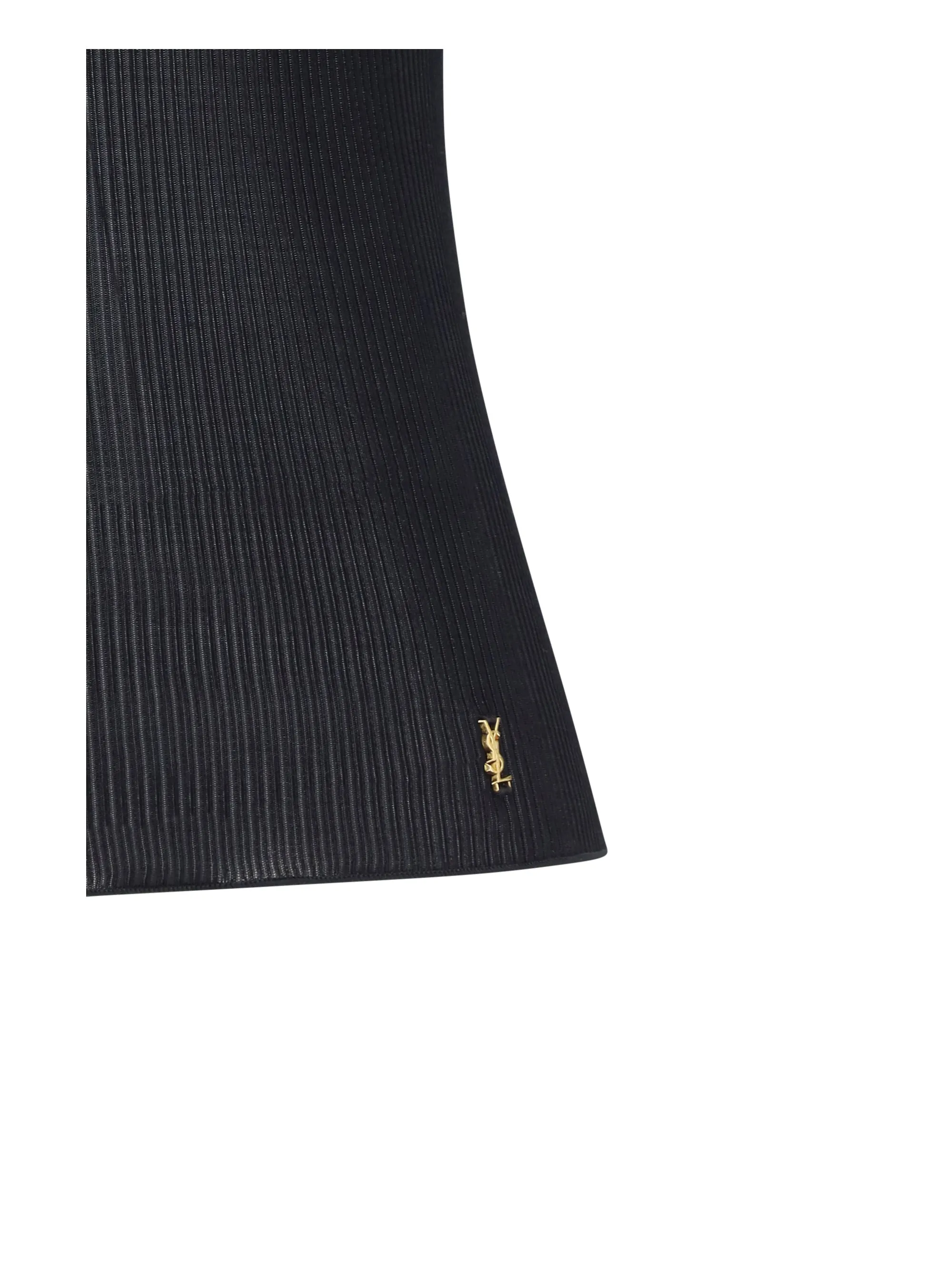 Tank Top Ribbed Silk Black sold by Lord & Taylor product image thumbnail 2