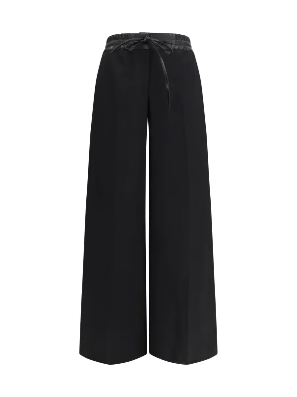 Trousers Virgin Wool Black made by Alaia