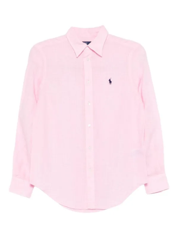Shirt Pink Linen made by Polo by Ralph Lauren