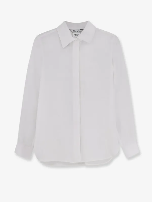 Linen Shirt Mxmfalasco White made by MaxMara