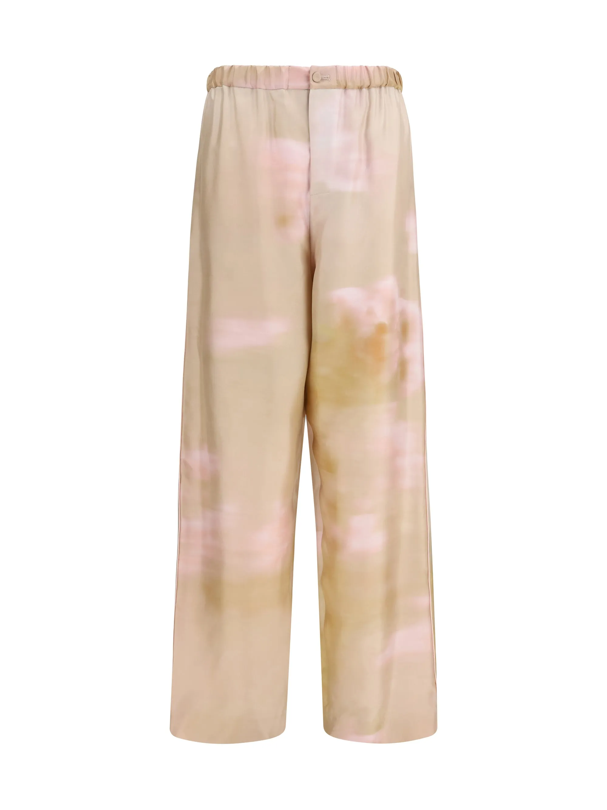 Silk Twill Pants Memento/Rosae sold by Lord & Taylor