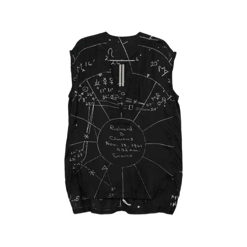 T-shirt V-neck Black made by Rick Owens