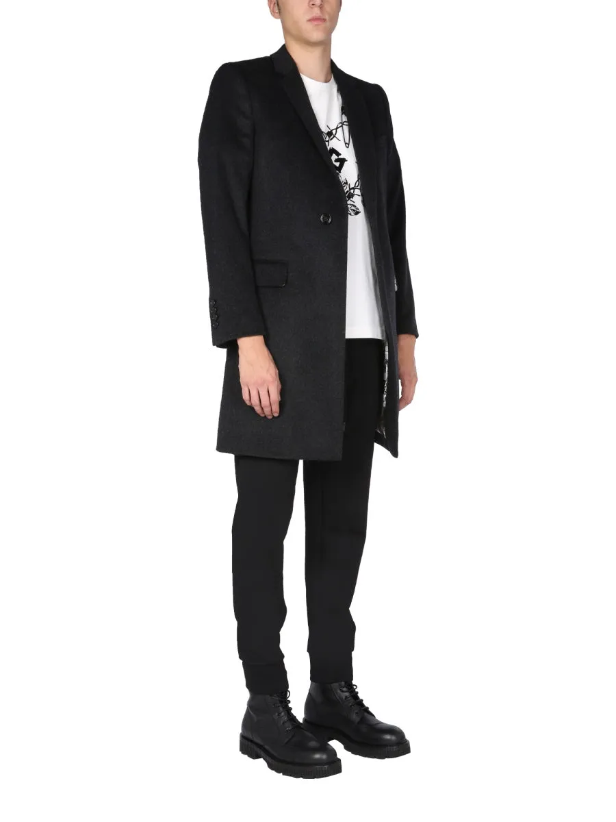 Single-Breasted Velours Coat sold by Lord & Taylor product image thumbnail 2