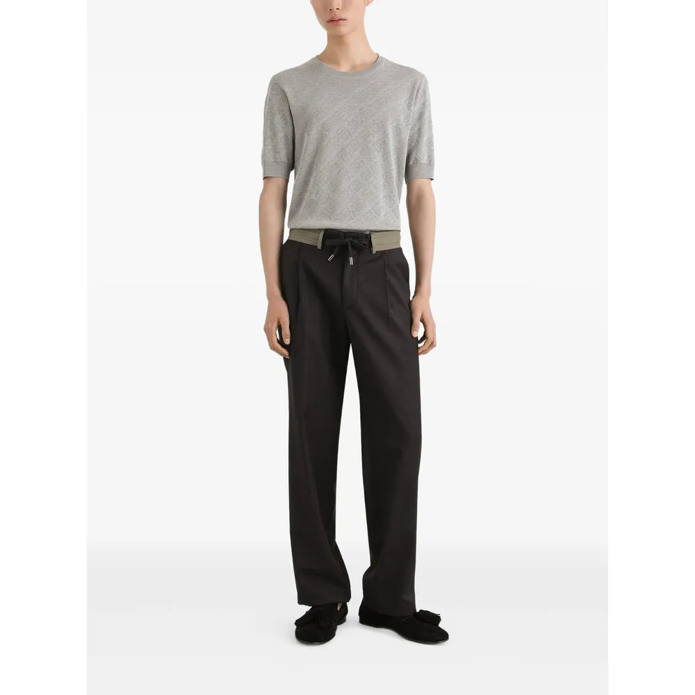 Light Grey Textured Short Sleeve Sweater sold by Lord & Taylor product image thumbnail 5