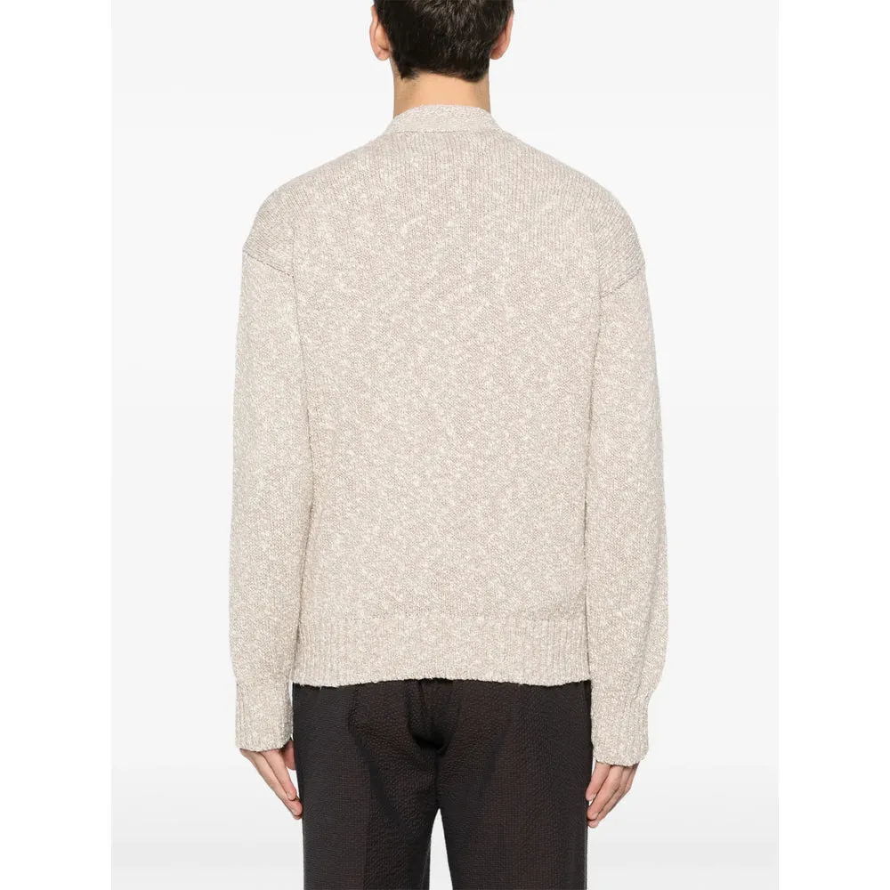 Beige V-neck Sweater with Button Details sold by Lord & Taylor product image thumbnail 5