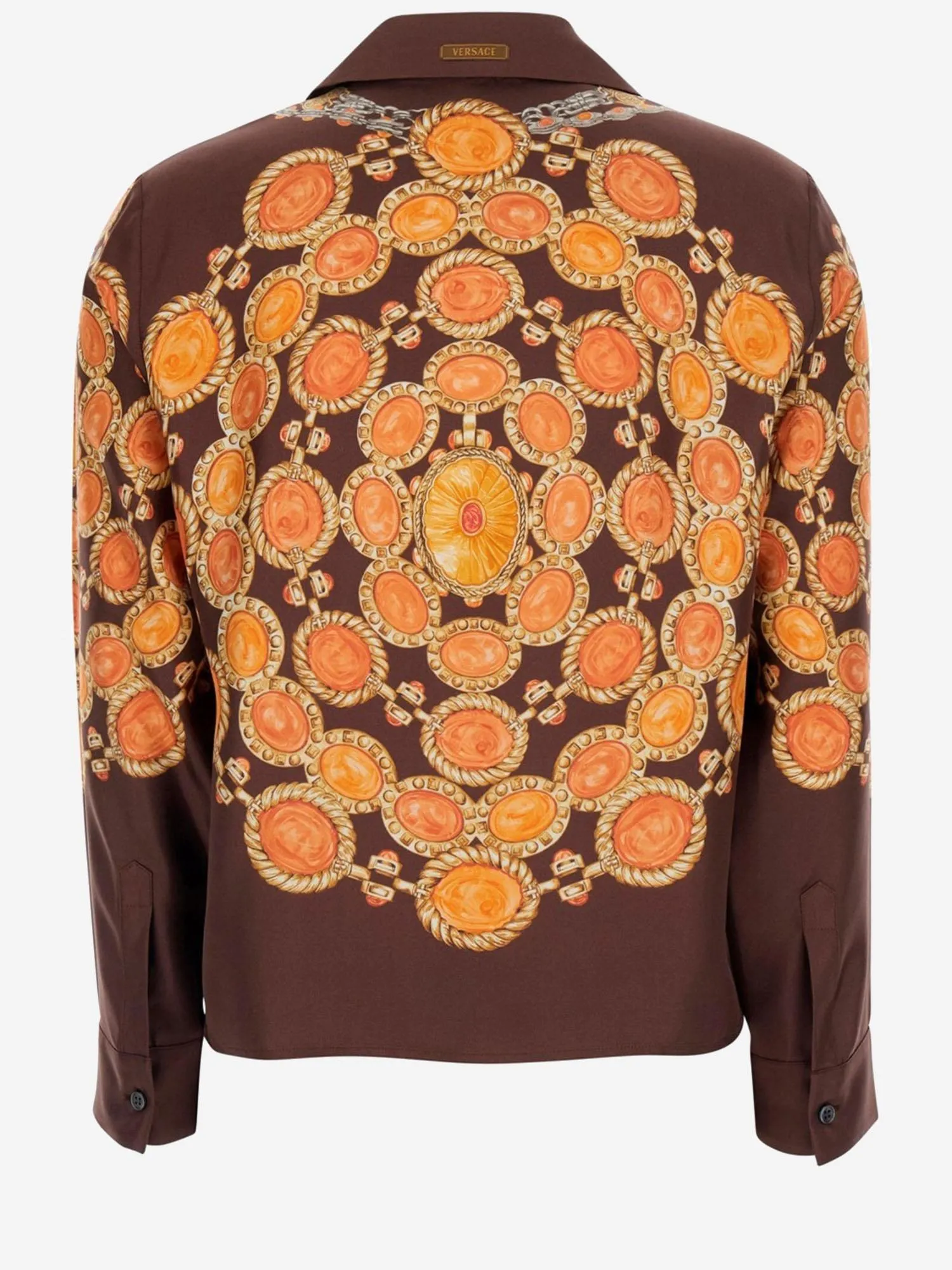 Shirt Printed Silk Brown sold by Lord & Taylor product image thumbnail 3