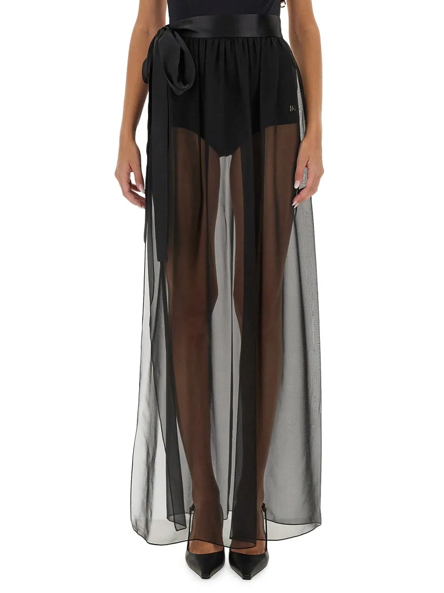 Silk Chiffon Long Skirt sold by Lord & Taylor