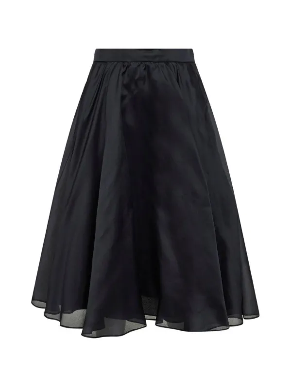 Midi Skirt Black made by MaxMara