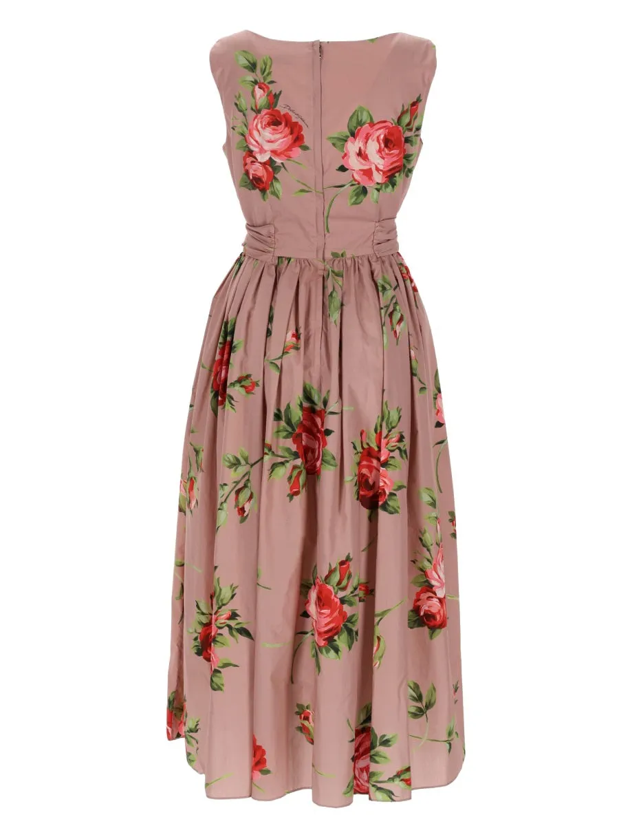 Rose Bouquet Print Midi Dress sold by Lord & Taylor product image thumbnail 2