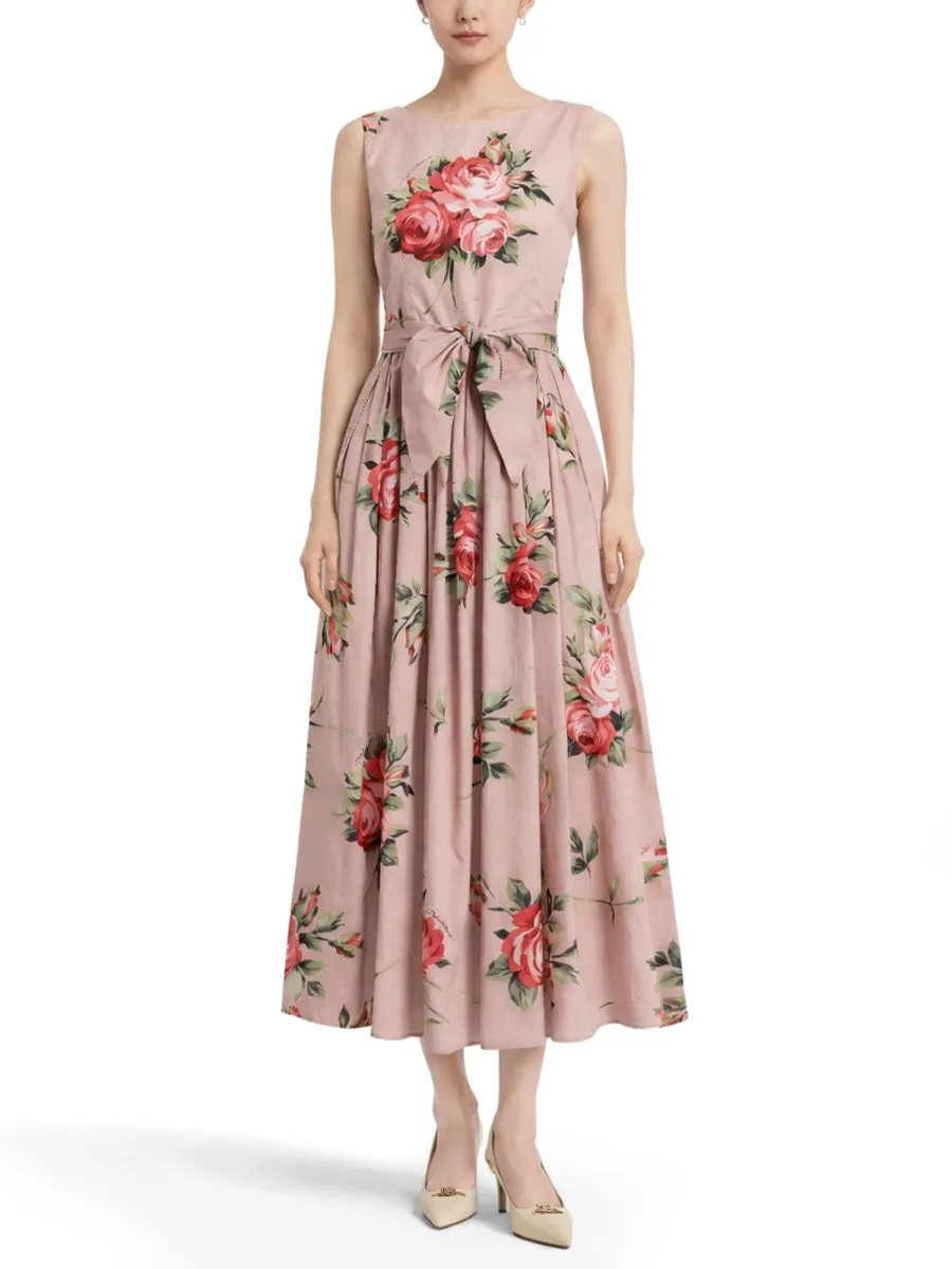 Rose Bouquet Print Midi Dress sold by Lord & Taylor product image thumbnail 3