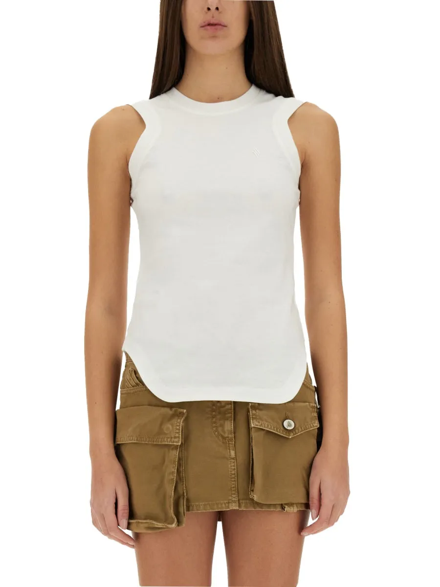 Slim Fit Cotton Tank Top sold by Lord & Taylor