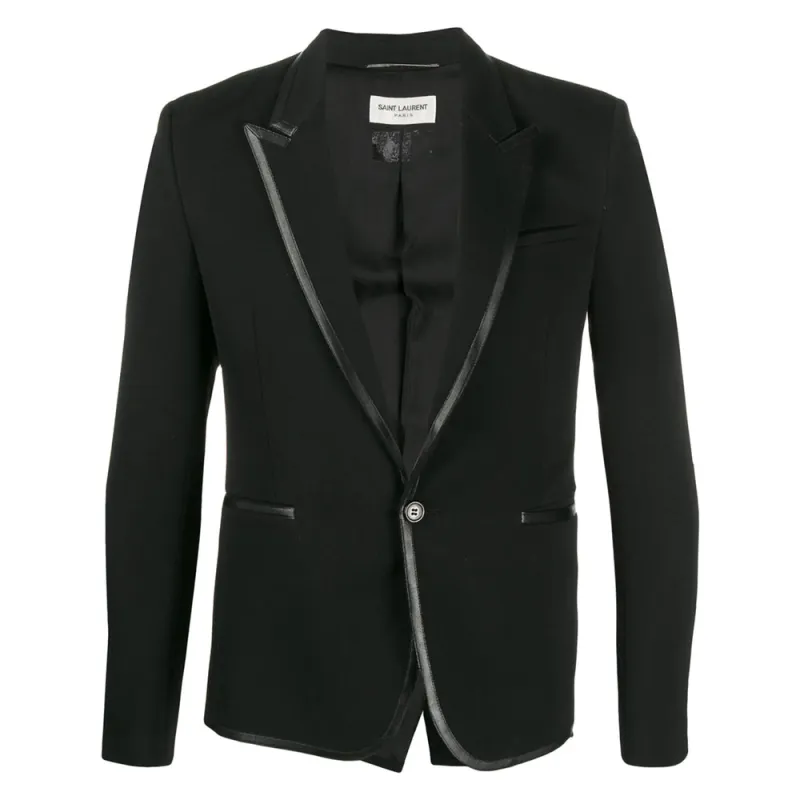 Jacket Wool-Blend Black made by Yves Saint Laurent