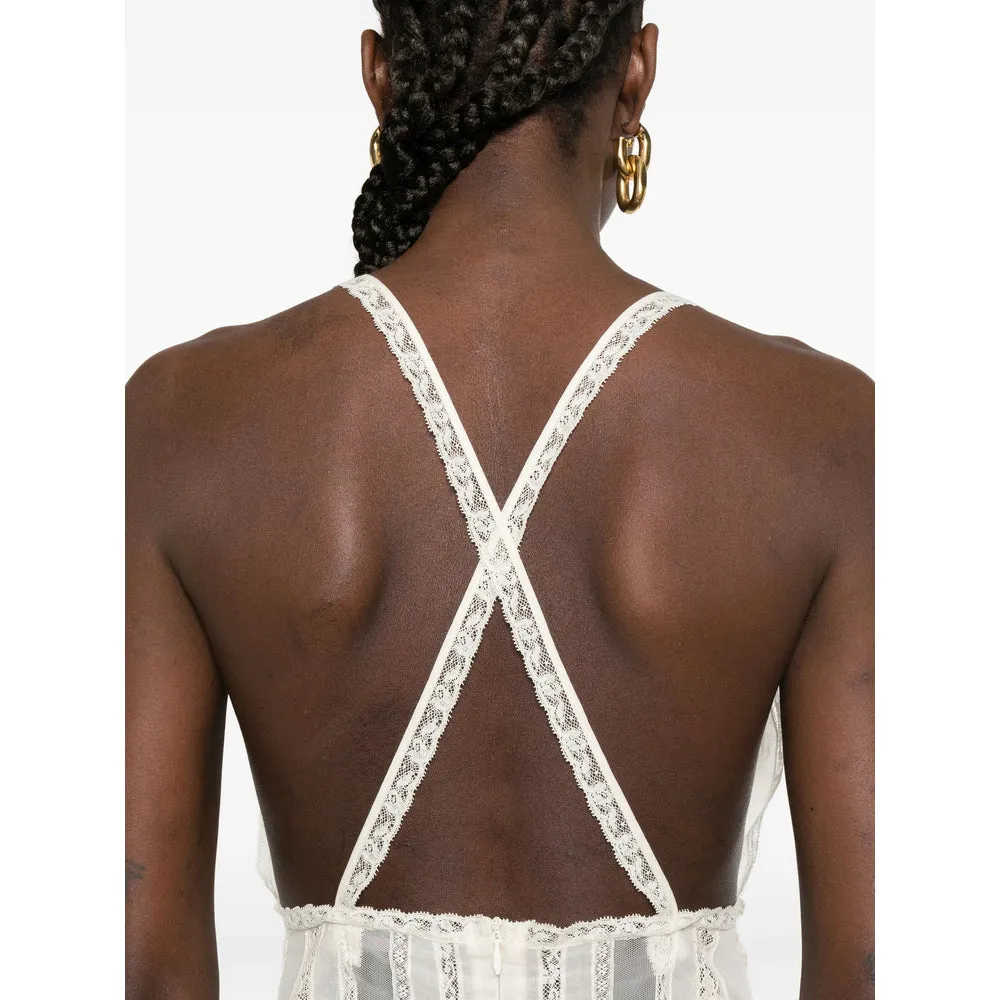Dress with Lace Detail and Ruffled Hem sold by Lord & Taylor product image thumbnail 3
