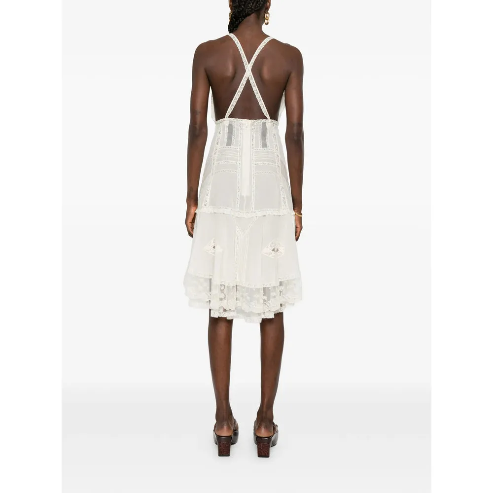 Dress with Lace Detail and Ruffled Hem sold by Lord & Taylor product image thumbnail 4