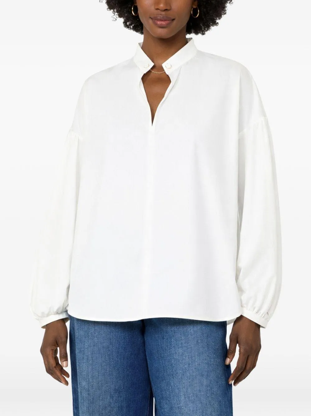 Blouse MSTGINNASTA Ivory sold by Lord & Taylor product image thumbnail 3