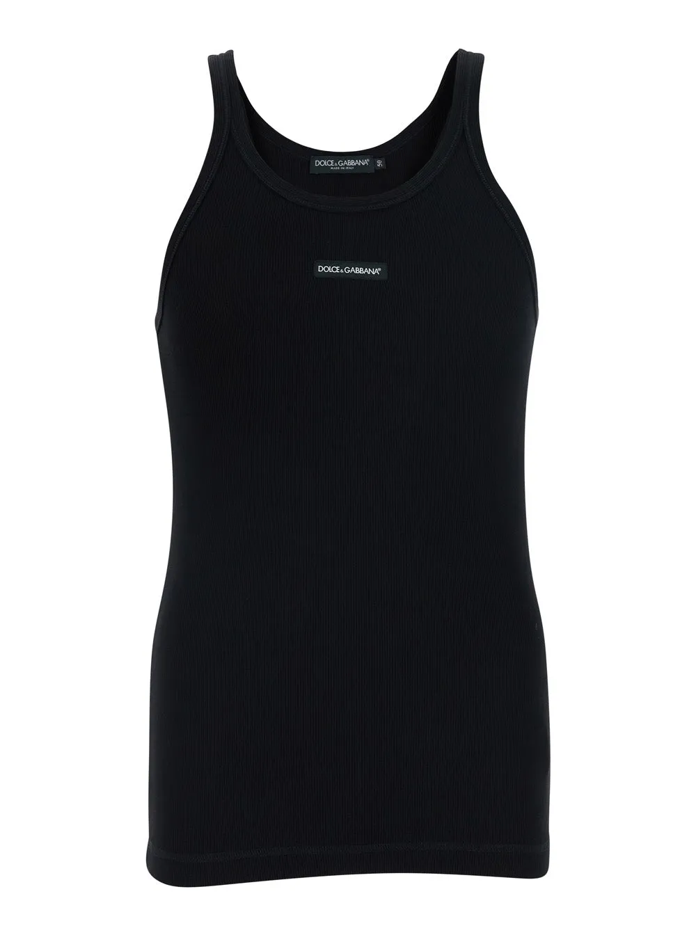 Sleeveless Top Black Cotton sold by Lord & Taylor