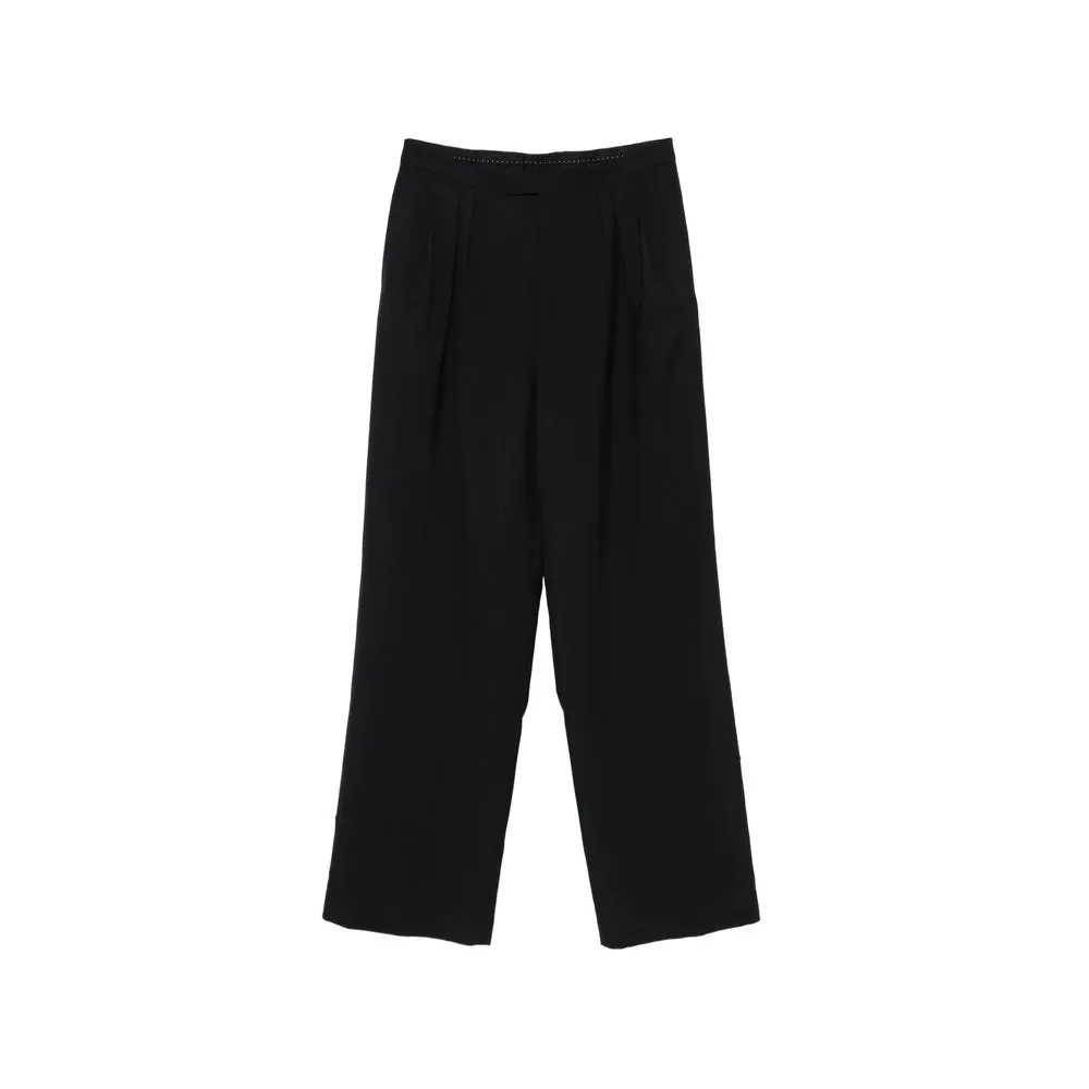 Trousers Black Pleated sold by Lord & Taylor