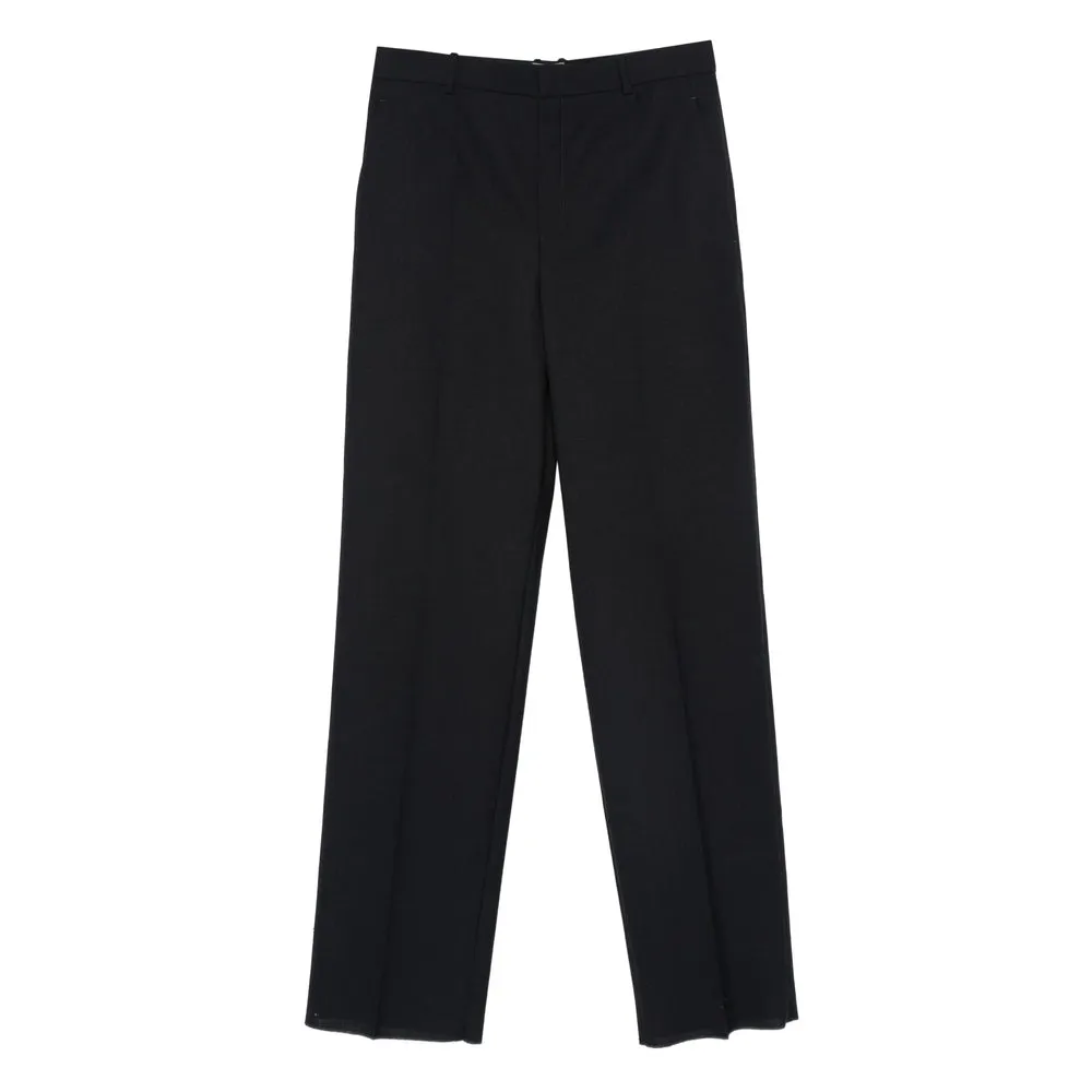 Tailored Trousers Blue Wool sold by Lord & Taylor
