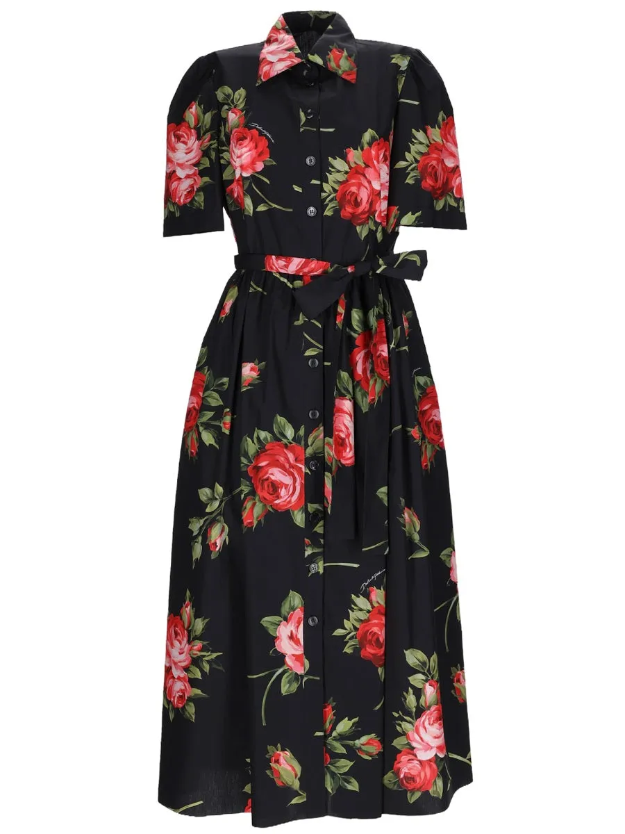 MIDI Dress with Bouquet Print sold by Lord & Taylor