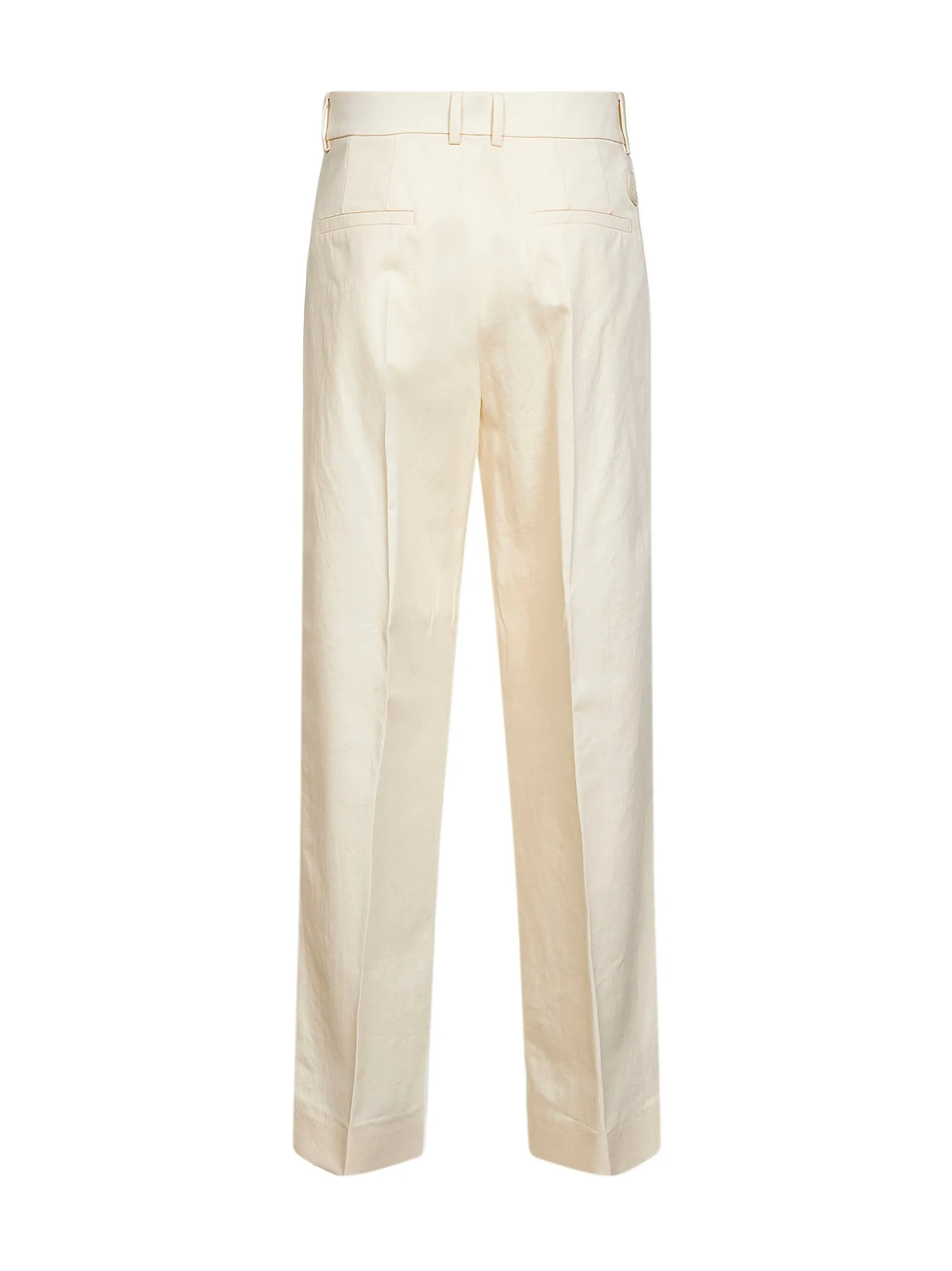 Trousers Natural Cotton Gabardine Beige sold by Lord & Taylor product image thumbnail 2