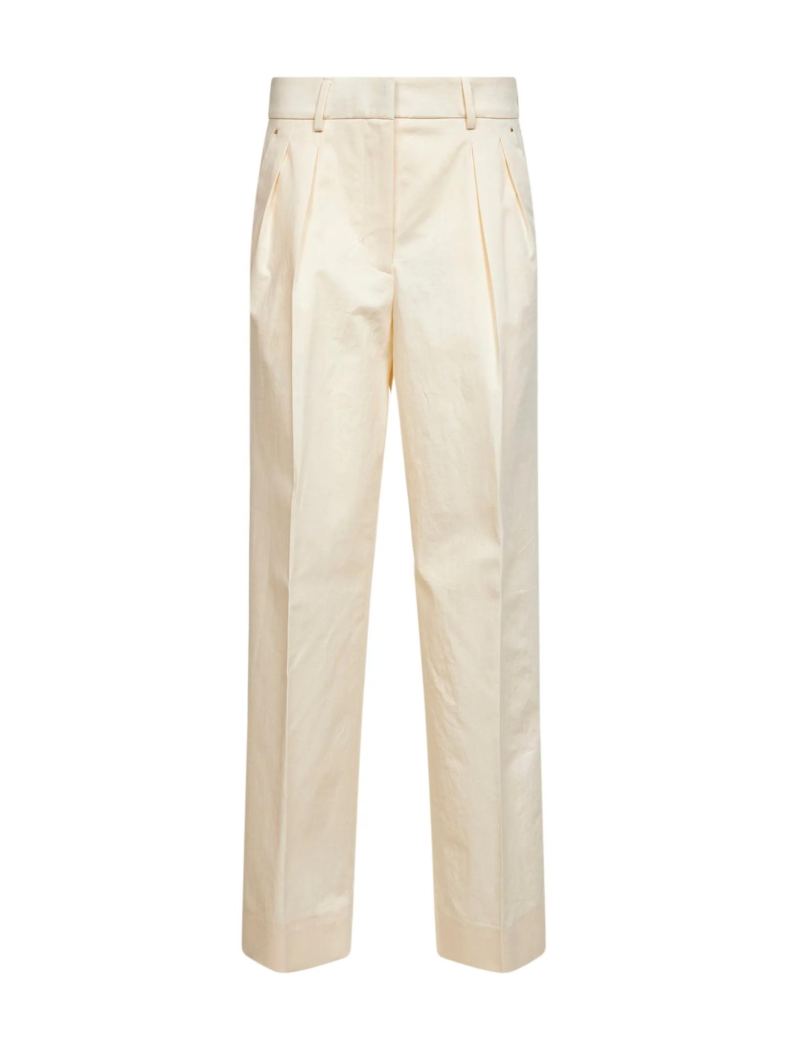 Trousers Natural Cotton Gabardine Beige sold by Lord & Taylor