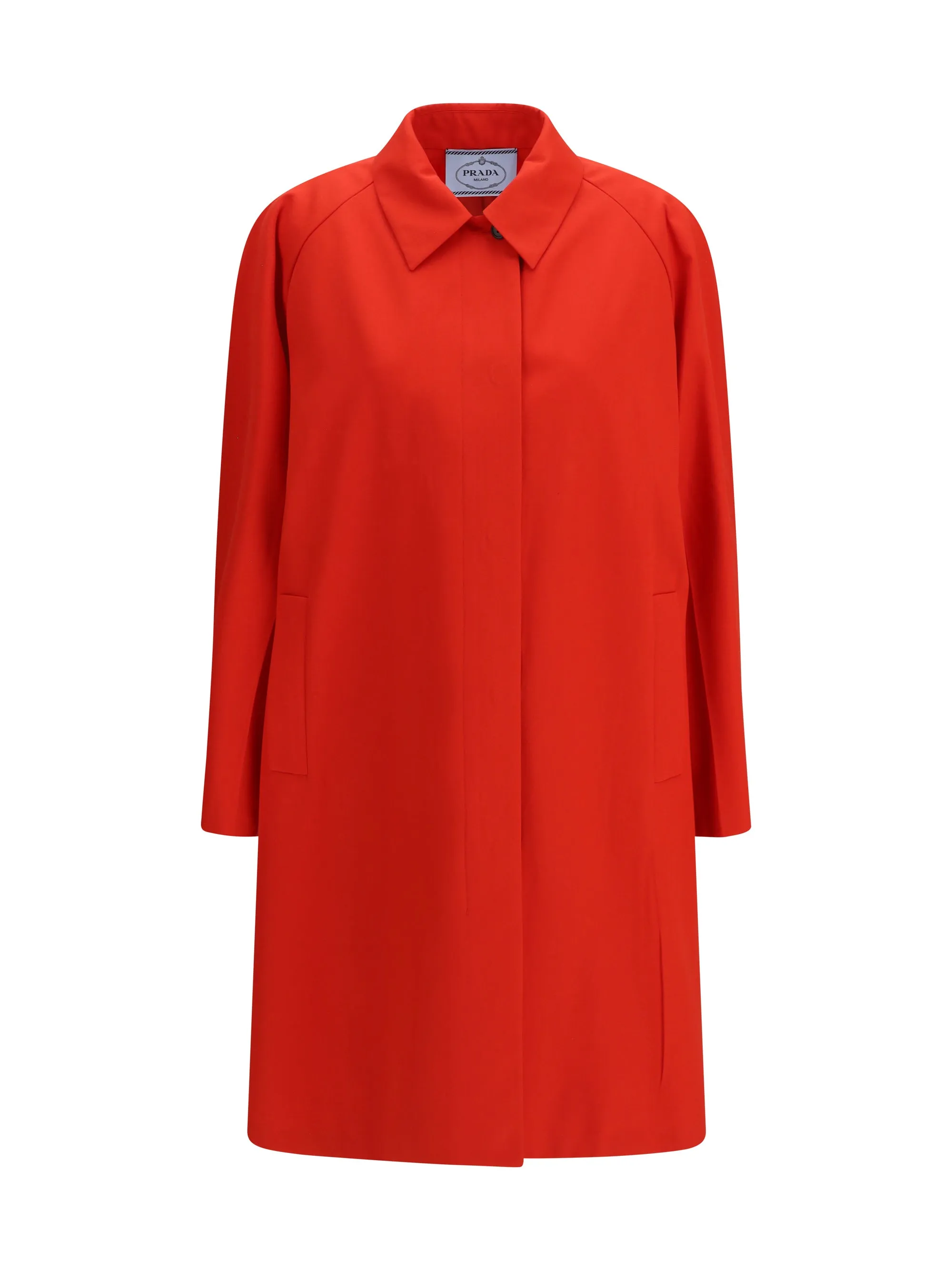 Coat Cotton Gabardine Red sold by Lord & Taylor