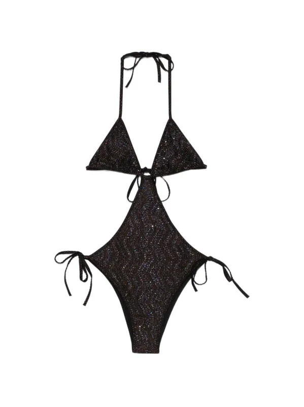 Swimsuit Mesh Brown made by Missoni