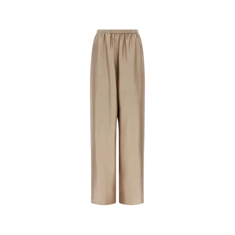Trousers in Jacquard Silk made by Salvatore Ferragamo