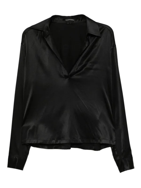 Top, Black Silk made by Tom Ford