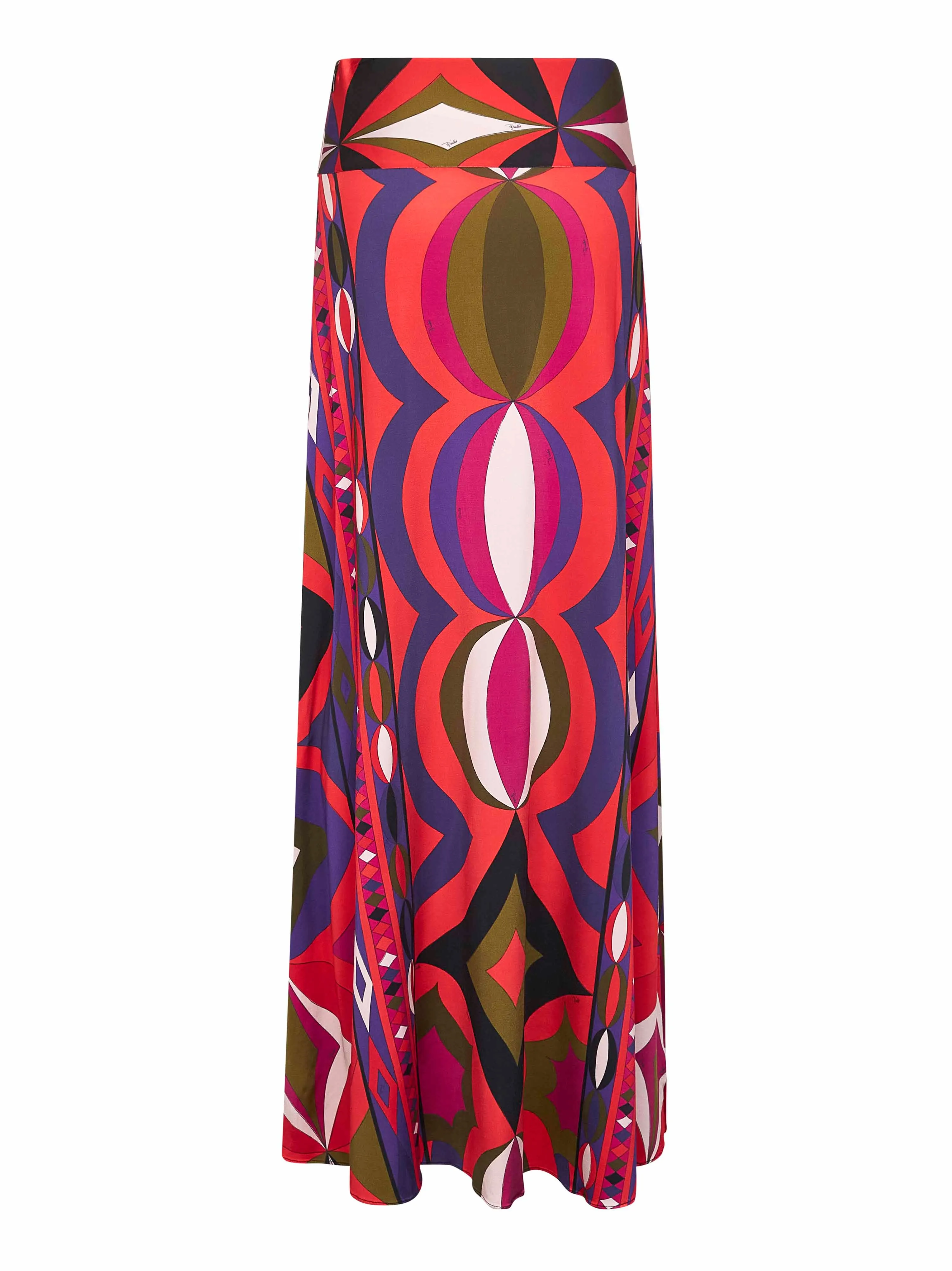 Printed Stretch Viscose Long Skirt sold by Lord & Taylor product image thumbnail 2