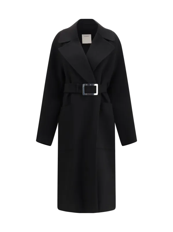 Wool Coat Black made by MaxMara