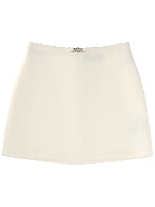 Miniskirt White made by Versace