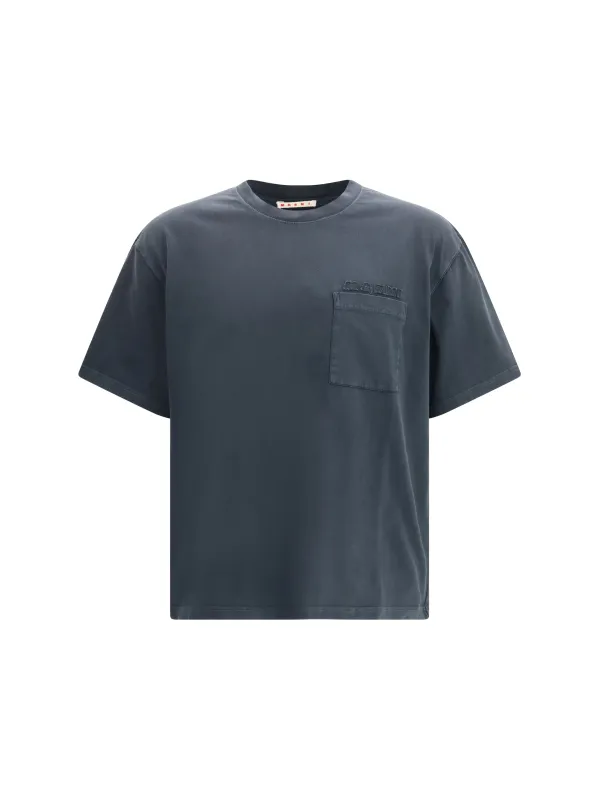 T-Shirt Cotton Jersey Chest Pocket made by Marni
