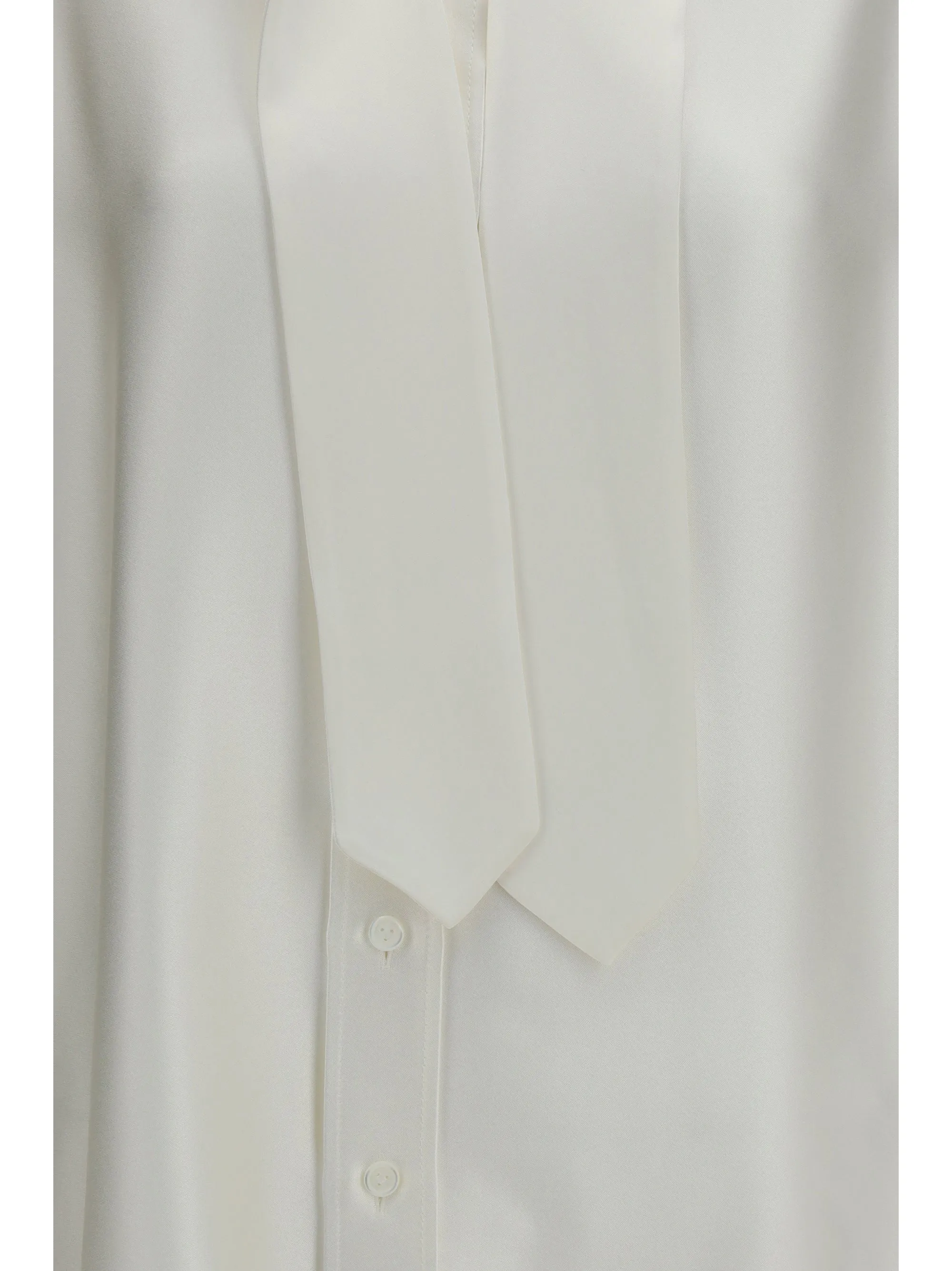 Shirt Oversized Silk Satin Chalk sold by Lord & Taylor product image thumbnail 2