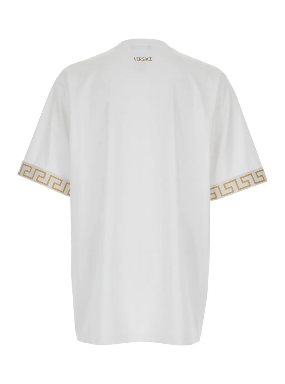 Crew Neck T-Shirt Greca Motif White sold by Lord & Taylor product image thumbnail 2