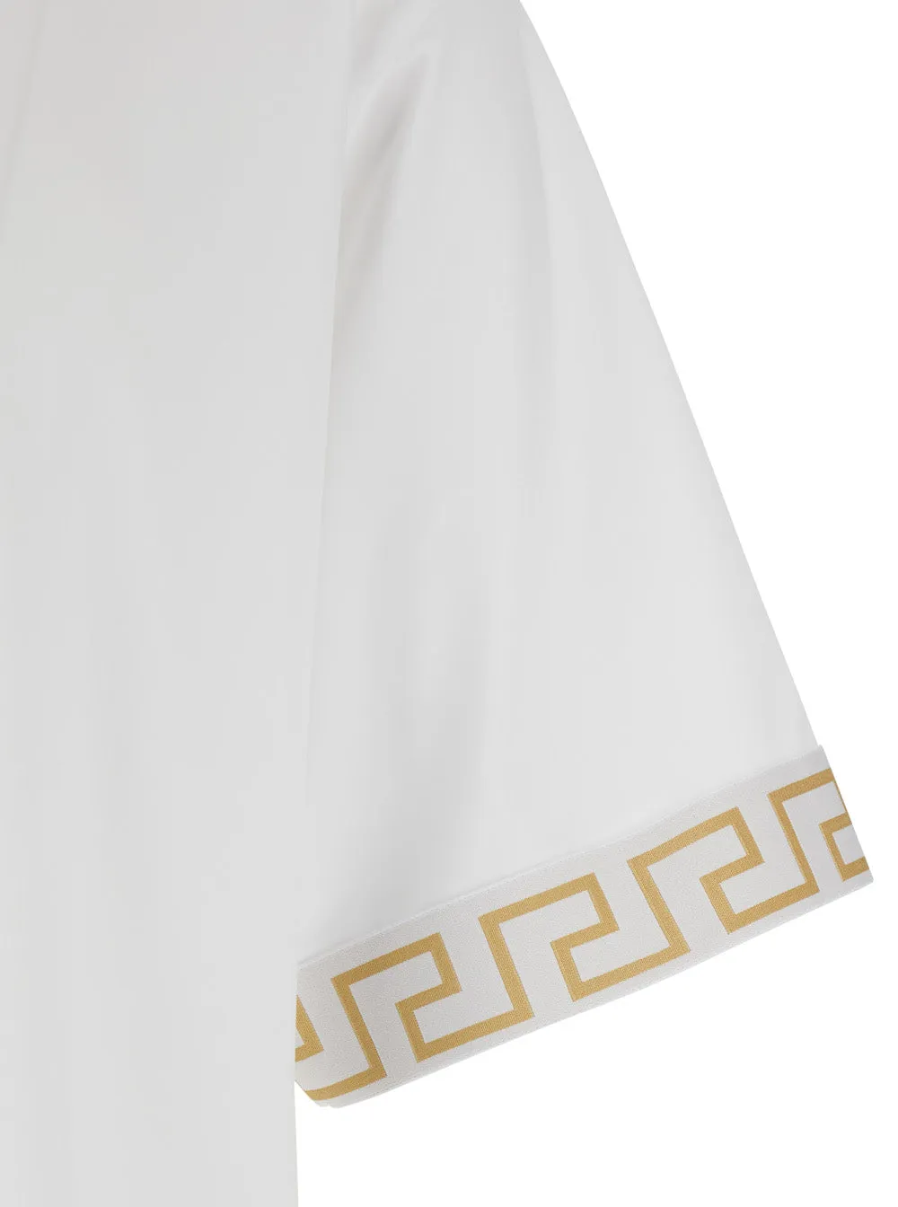 Crew Neck T-Shirt Greca Motif White sold by Lord & Taylor product image thumbnail 3