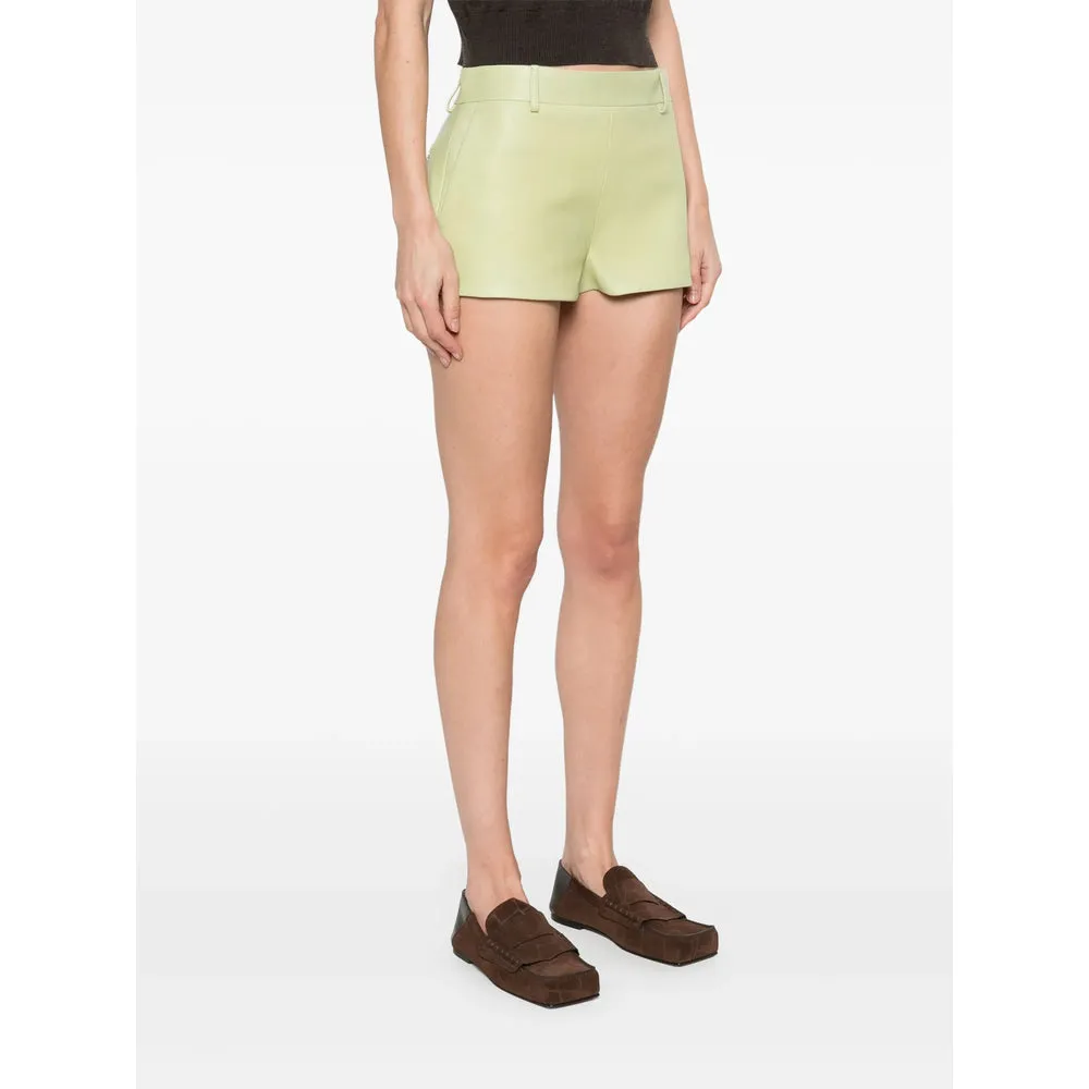 Leather Shorts Green sold by Lord & Taylor product image thumbnail 3