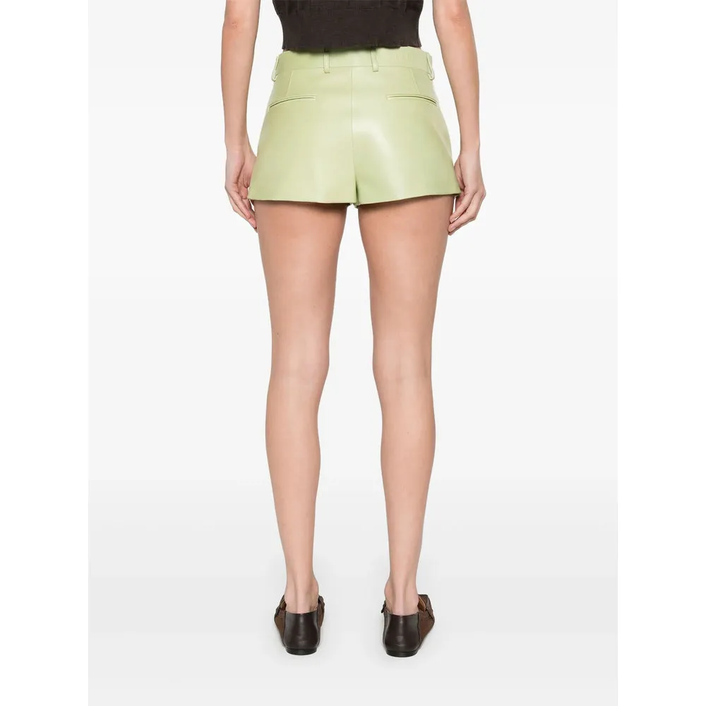 Leather Shorts Green sold by Lord & Taylor product image thumbnail 4