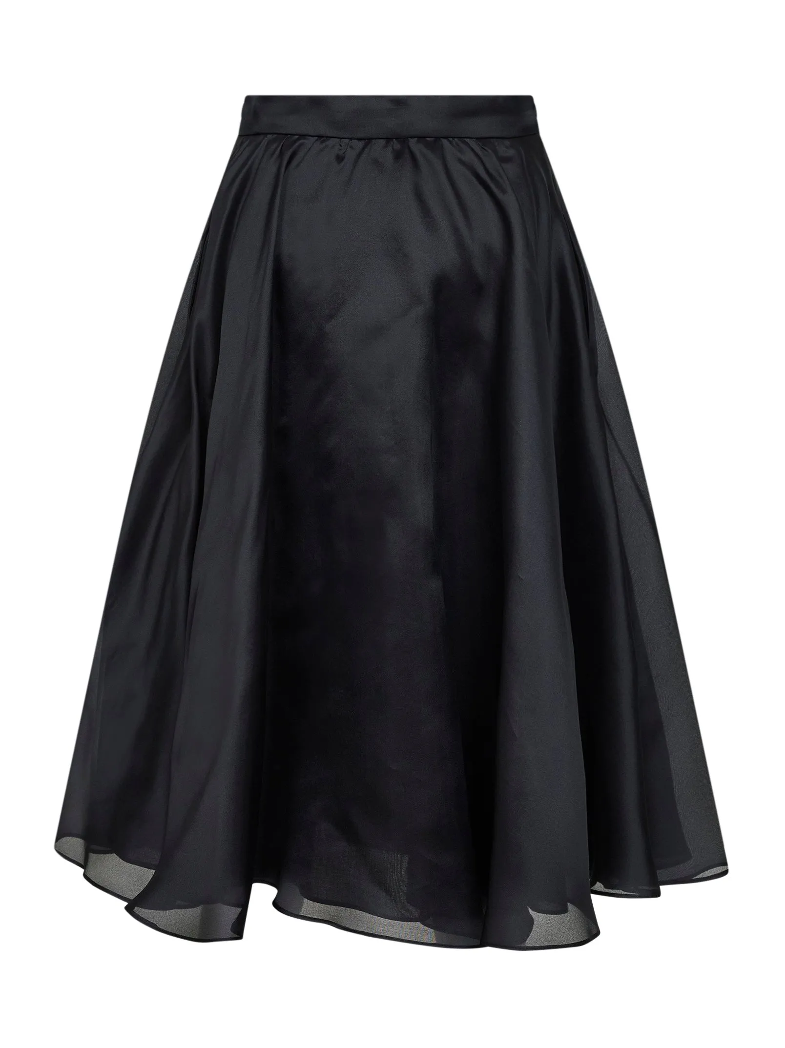 Midi Skirt MSECALLE Black Silk Organza sold by Lord & Taylor product image thumbnail 2
