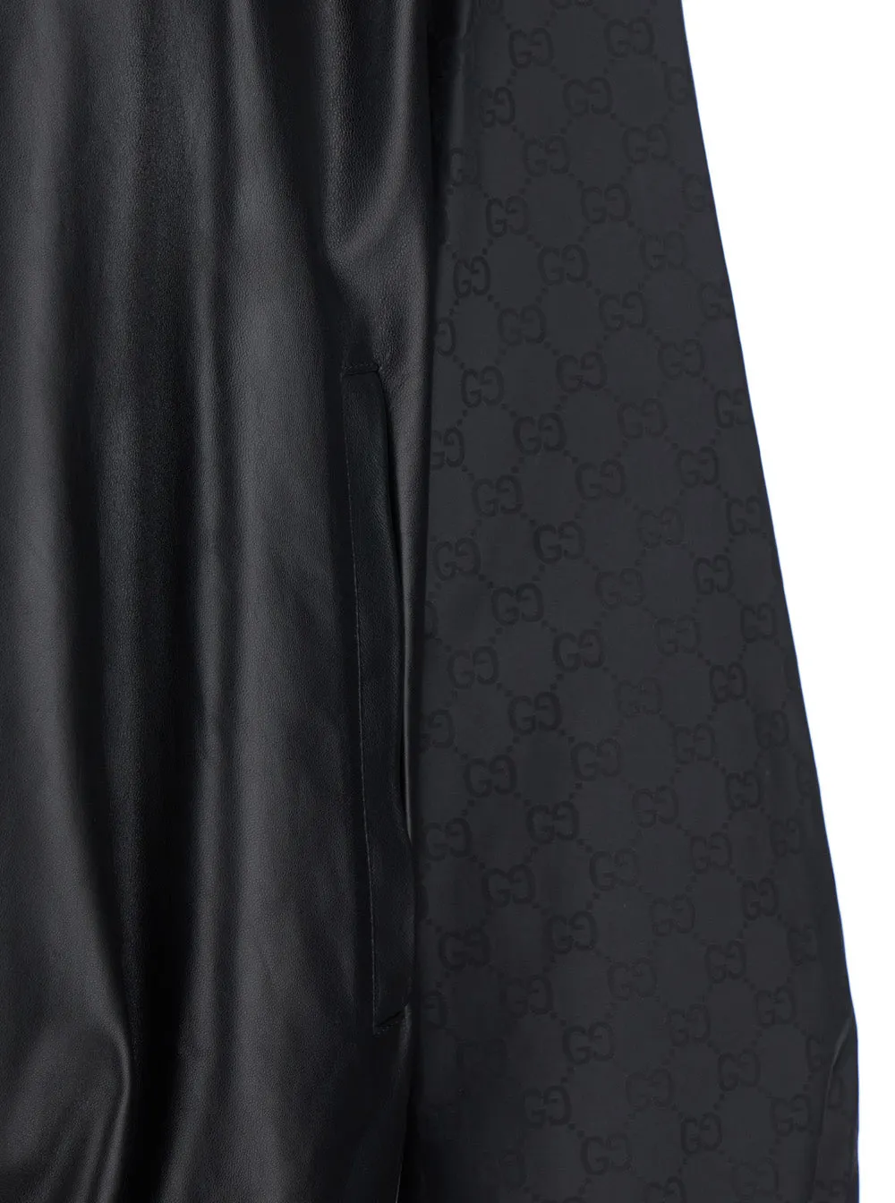 Leather Hooded Jacket Black sold by Lord & Taylor product image thumbnail 3
