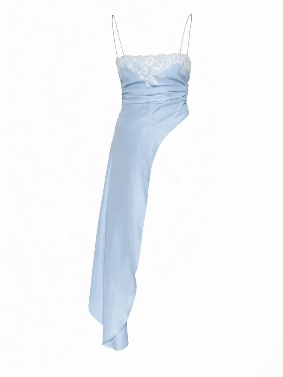 Asymmetrical Blouse in Azure sold by Lord & Taylor product image thumbnail 2