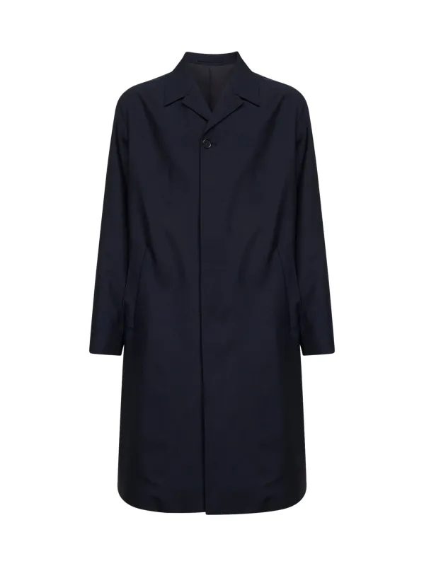 Sports Coat Dark Blue Wool/Mohair made by Jil Sander