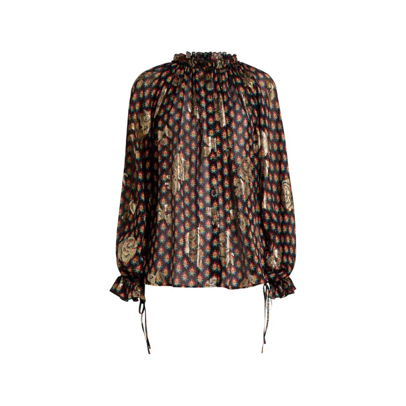 Shirt Black Silk made by Etro
