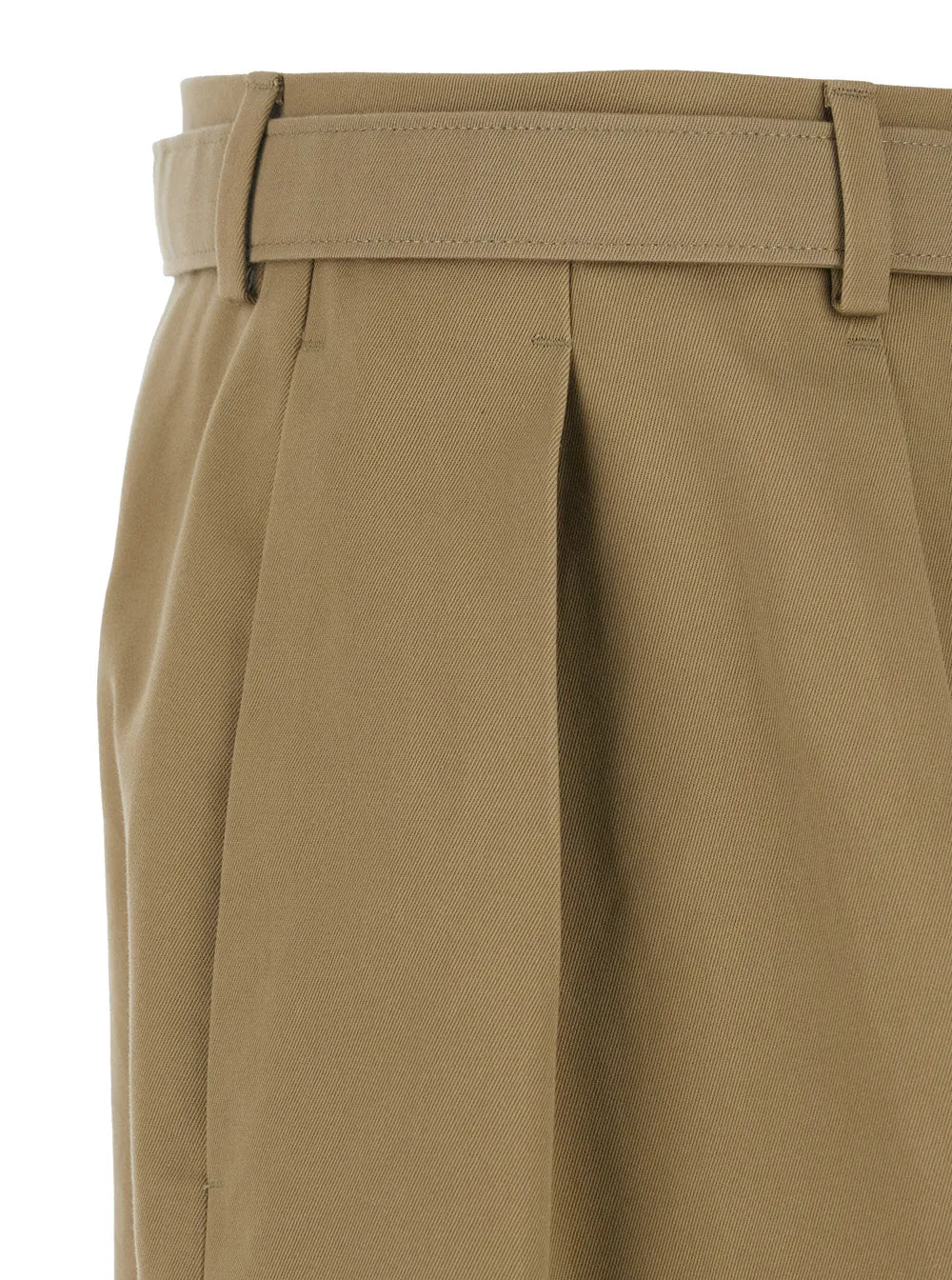 Trousers High-Waist Beige Cotton sold by Lord & Taylor product image thumbnail 3