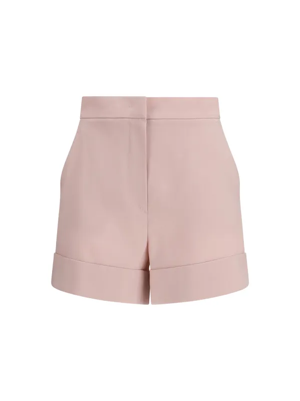 Shorts Mohair and Silk Canvas Beige Rose made by MaxMara