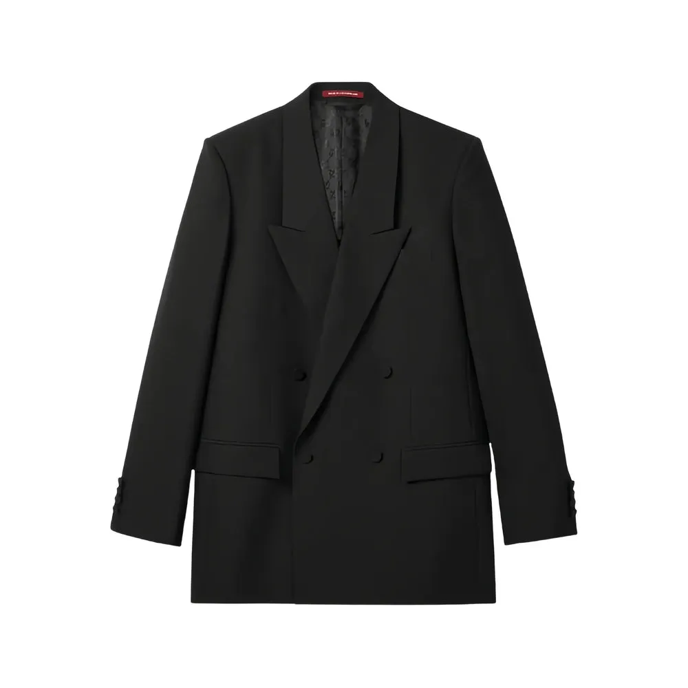Double-Breasted Jacket Black sold by Lord & Taylor
