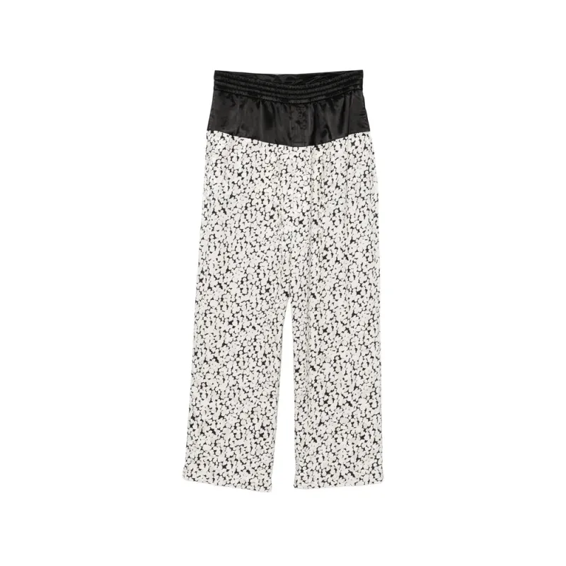 Floral Print Trousers made by Dries Van Noten