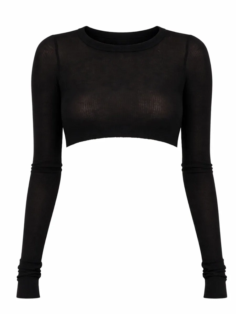 Long-Sleeved Top in Black sold by Lord & Taylor